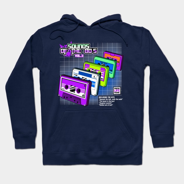 Sounds of the 80s Vol.3 Hoodie by Pinteezy